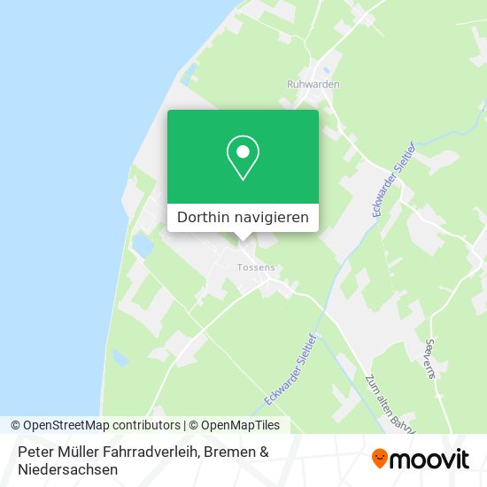 Peter Müller Fahrradverleih Karte