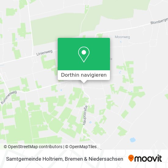 Samtgemeinde Holtriem Karte