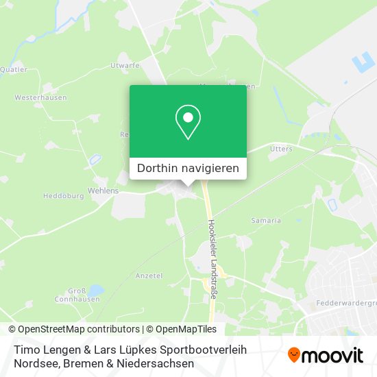 Timo Lengen & Lars Lüpkes Sportbootverleih Nordsee Karte