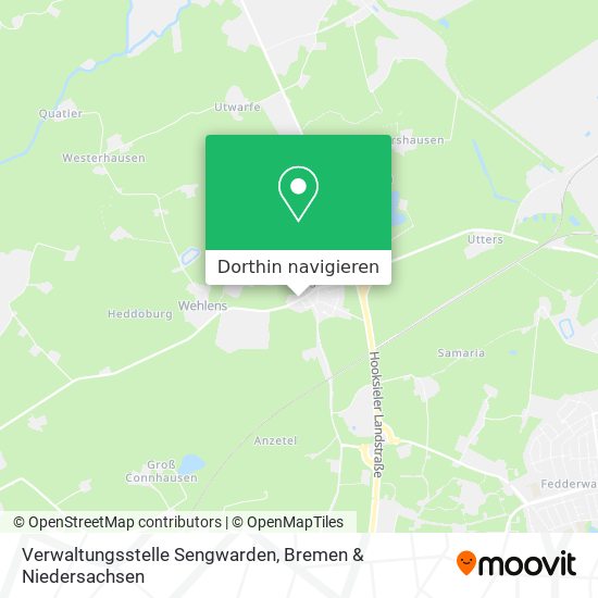 Verwaltungsstelle Sengwarden Karte