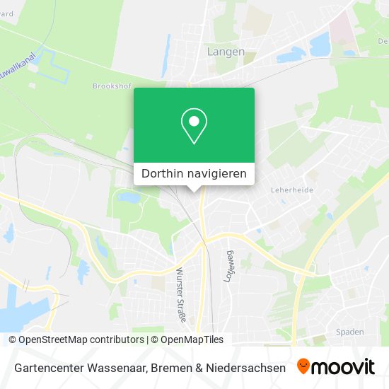 Gartencenter Wassenaar Karte