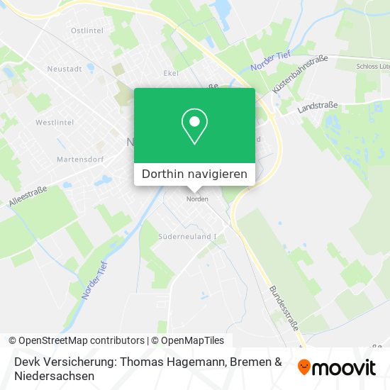 Devk Versicherung: Thomas Hagemann Karte