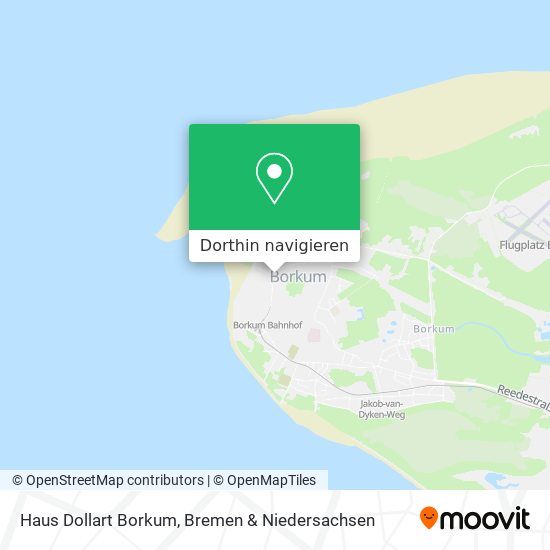 Haus Dollart Borkum Karte