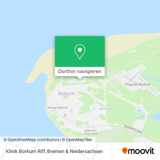 Klinik Borkum Riff Karte