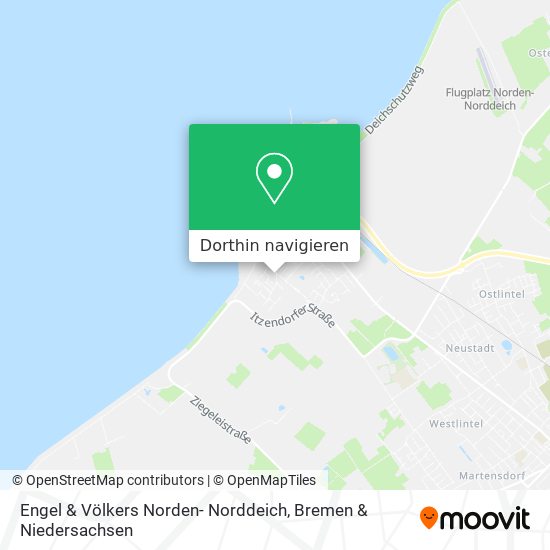 Engel & Völkers Norden- Norddeich Karte