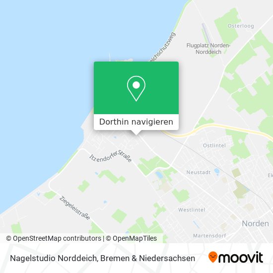 Nagelstudio Norddeich Karte