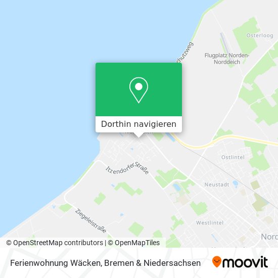 Ferienwohnung Wäcken Karte
