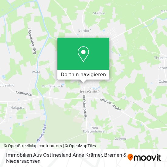 Immobilien Aus Ostfriesland Anne Krämer Karte