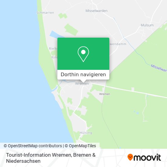 Tourist-Information Wremen Karte