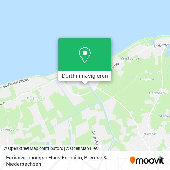 Ferienwohnungen Haus Frohsinn Karte