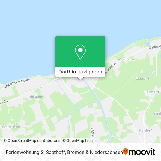 Ferienwohnung S. Saathoff Karte