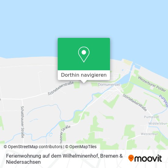 Ferienwohnung auf dem Wilhelminenhof Karte