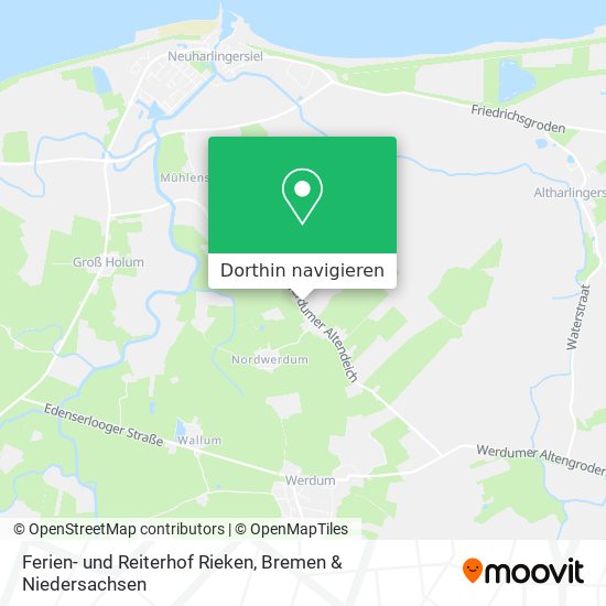 Ferien- und Reiterhof Rieken Karte