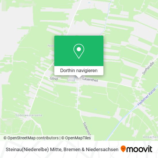 Steinau(Niederelbe) Mitte Karte