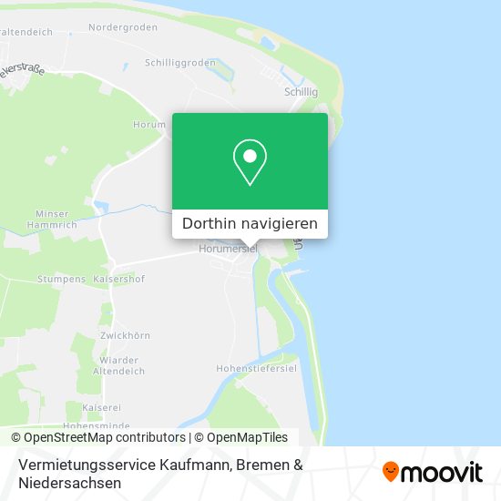 Vermietungsservice Kaufmann Karte
