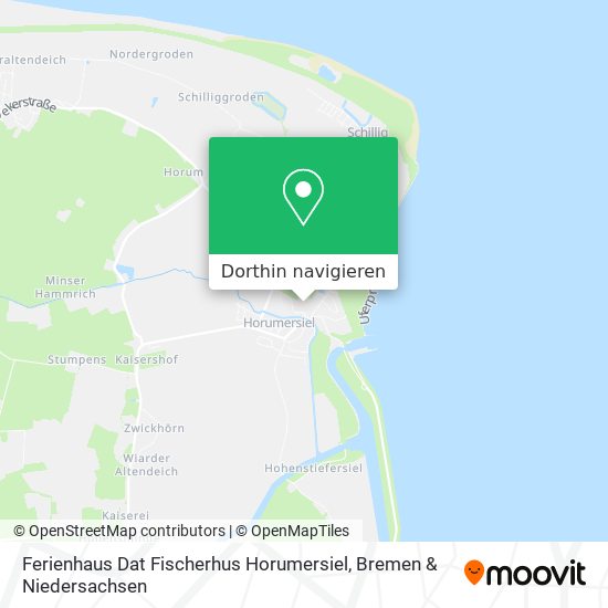 Ferienhaus Dat Fischerhus Horumersiel Karte