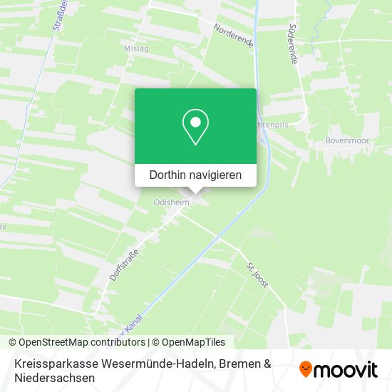 Kreissparkasse Wesermünde-Hadeln Karte