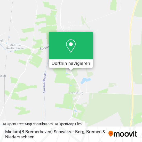 Midlum(B Bremerhaven) Schwarzer Berg Karte