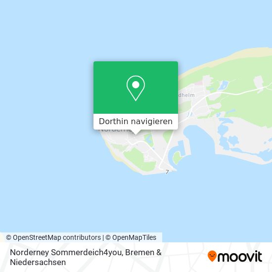 Norderney Sommerdeich4you Karte