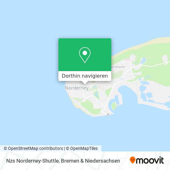 Nzs Norderney-Shuttle Karte