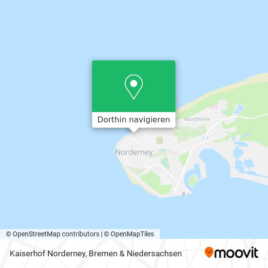Kaiserhof Norderney Karte