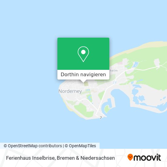 Ferienhaus Inselbrise Karte