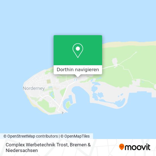 Complex Werbetechnik Trost Karte