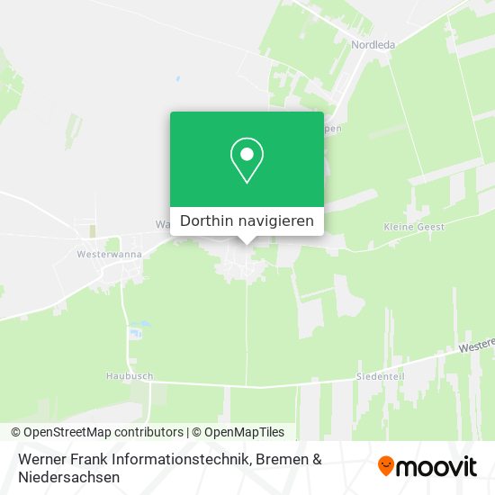 Werner Frank Informationstechnik Karte
