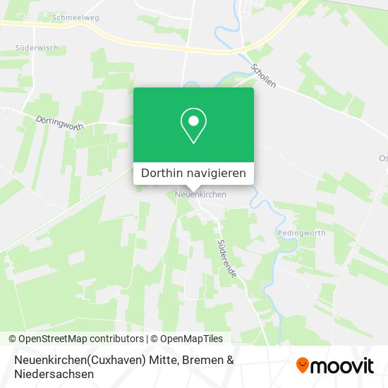 Neuenkirchen(Cuxhaven) Mitte Karte