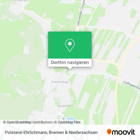 Polsterei Ehrlichmann Karte