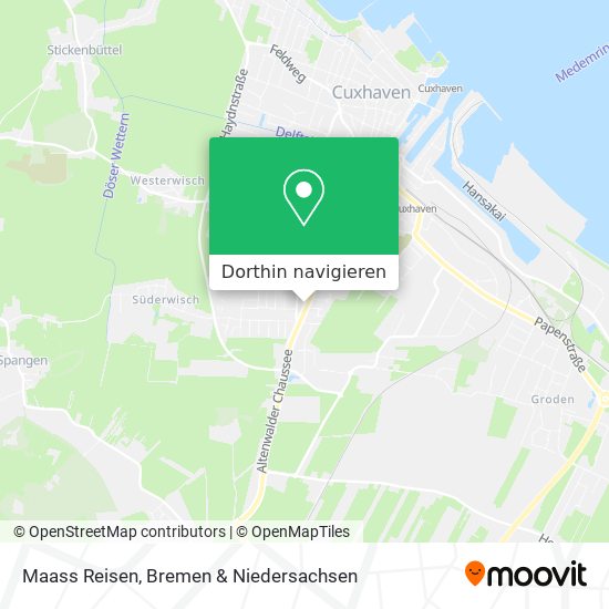 Maass Reisen Karte