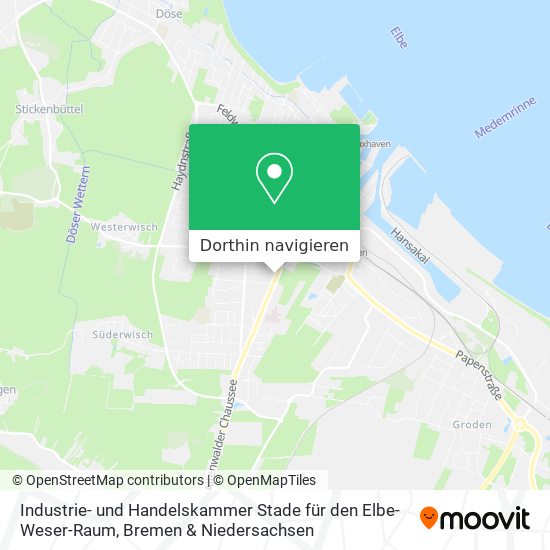 Industrie- und Handelskammer Stade für den Elbe-Weser-Raum Karte