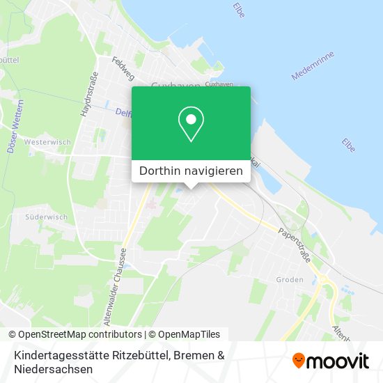 Kindertagesstätte Ritzebüttel Karte