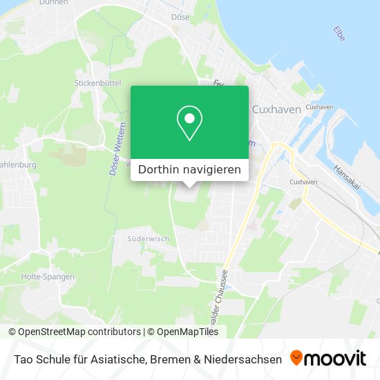 Tao Schule für Asiatische Karte