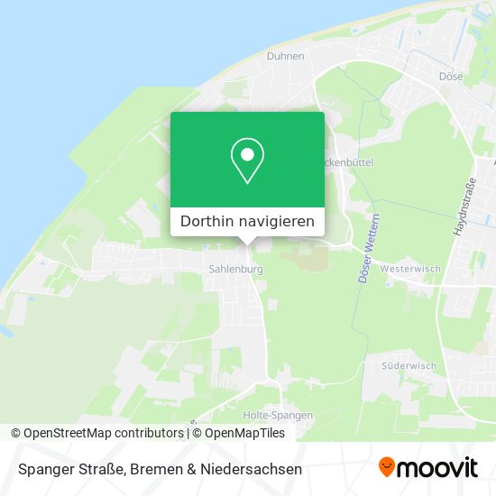 Spanger Straße Karte