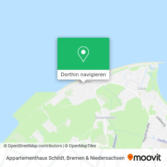 Appartementhaus Schildt Karte