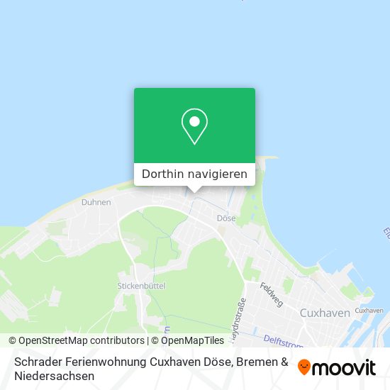 Schrader Ferienwohnung Cuxhaven Döse Karte