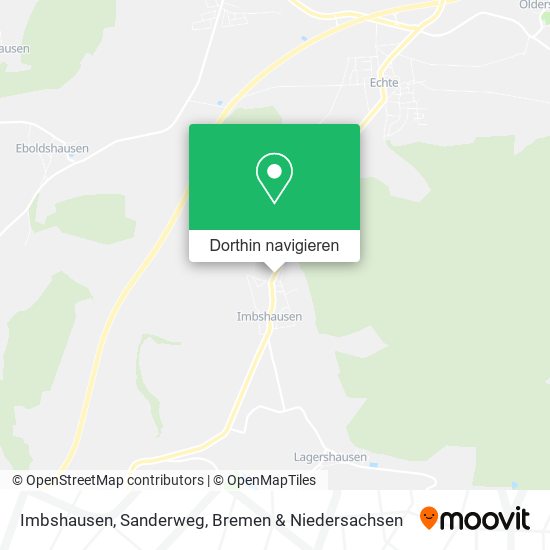 Imbshausen, Sanderweg Karte