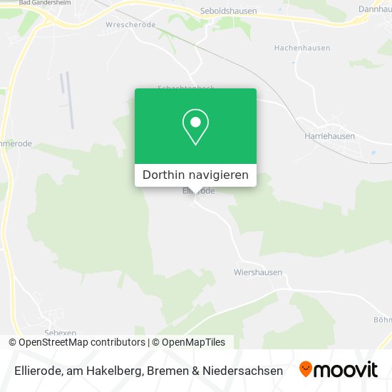 Ellierode, am Hakelberg Karte