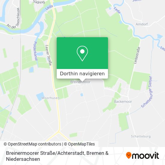 Breinermoorer Straße / Achterstadt Karte