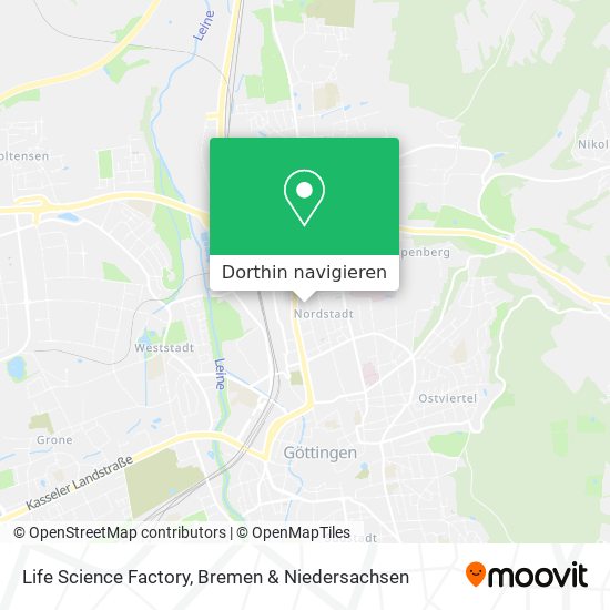 Life Science Factory Karte