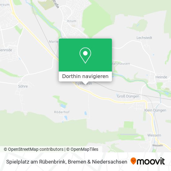 Spielplatz am Rübenbrink Karte