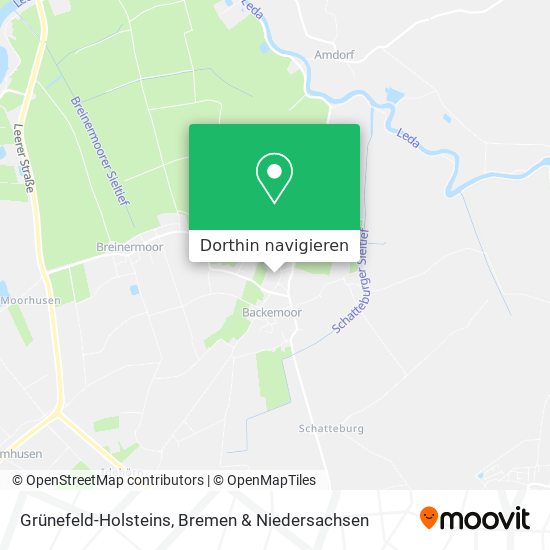 Grünefeld-Holsteins Karte