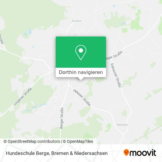 Hundeschule Berge Karte
