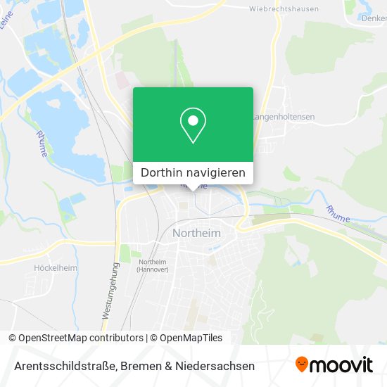 Arentsschildstraße Karte