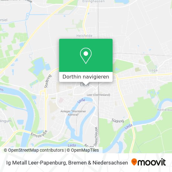 Ig Metall Leer-Papenburg Karte