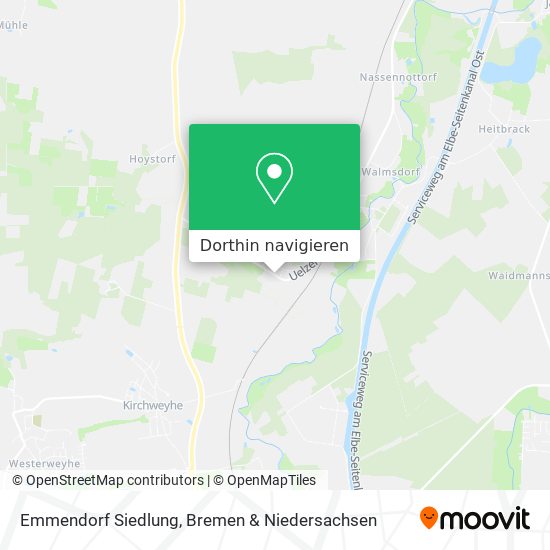 Emmendorf Siedlung Karte