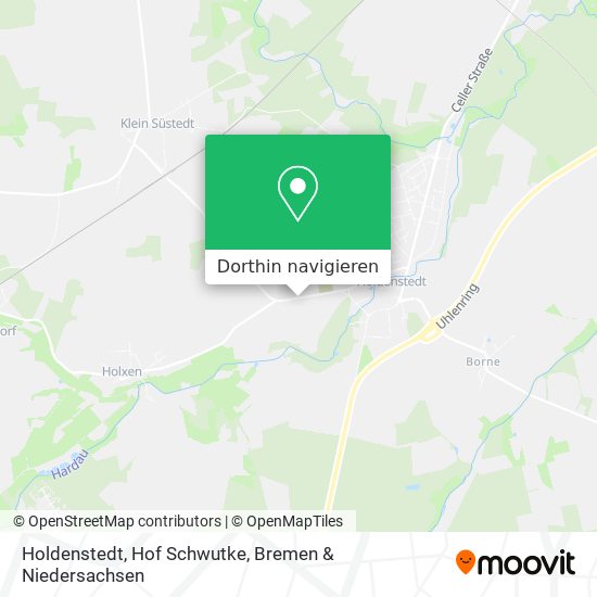 Holdenstedt, Hof Schwutke Karte