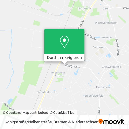 Königstraße/Nelkenstraße Karte