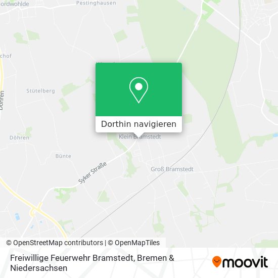 Freiwillige Feuerwehr Bramstedt Karte